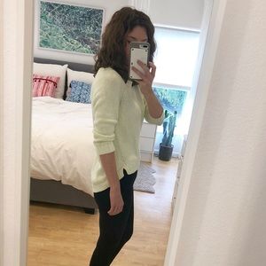 Gap lime green sweater
